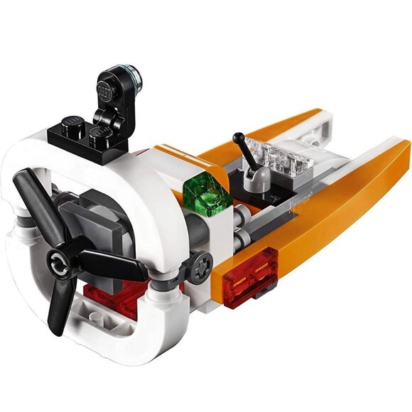 3/55❤️sealed 31071 LEGO Creator 3-in-1 Drone Explorer Swamp Boat Propeller Plane - Picture 11 of 14